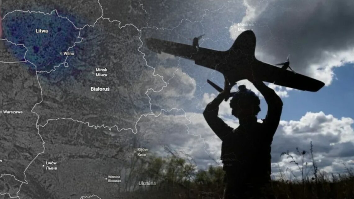 Ukraiński dron przeleciał przez Polskę? Litwa potwierdza, polskie MON dementuje